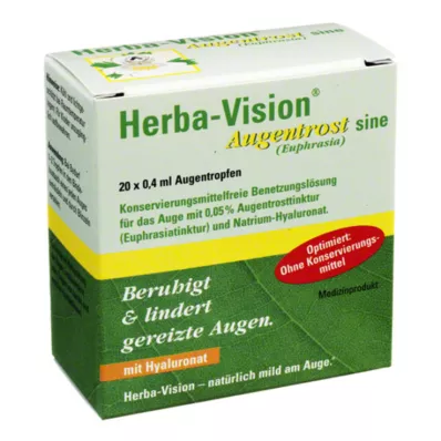 HERBA-VISION Eyebright sine eye drops, 20X0.4 ml HERBA-VISION Eyebright sine eye drops, 20X0.4 ml