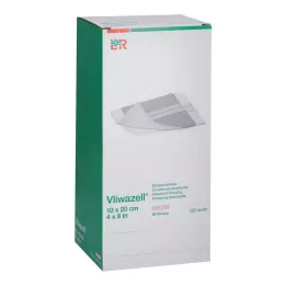 VLIWAZELL Absorbent compresses sterile 10x20 cm, 30 pcs