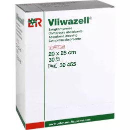 VLIWAZELL Absorbent compresses sterile 20x25 cm, 30 pcs