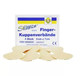 SENADA Fingertip bandage 4x7 cm, 4 pcs