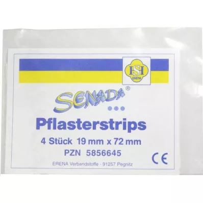 SENADA Plaster strips 19x72 mm, 4 pcs