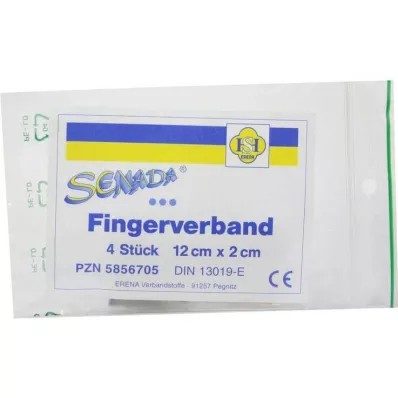 SENADA Finger bandage 2x12 cm, 4 pcs