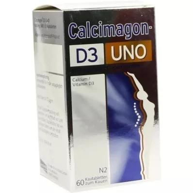 CALCIMAGON D3 Uno chewable tablets, 60 pcs