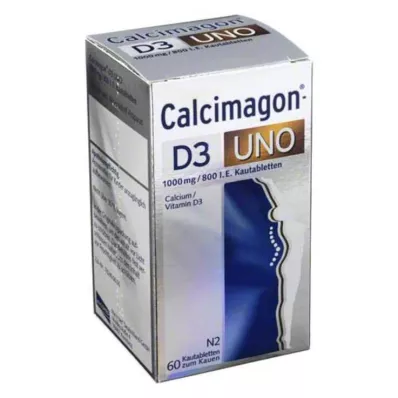 CALCIMAGON D3 Uno chewable tablets, 60 pcs