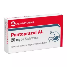 PANTOPRAZOL AL 20 mg for heartburn enteric-coated tablets, 14 pcs