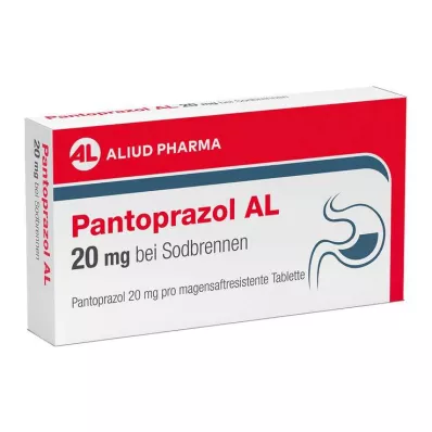 PANTOPRAZOL AL 20 mg for heartburn enteric-coated tablets, 14 pcs PANTOPRAZOL AL 20 mg for heartburn enteric-coated tablets, 14 pcs