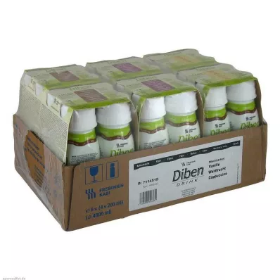 DIBEN DRINK Mixed carton 1.5 kcal/ml, 24X200 ml