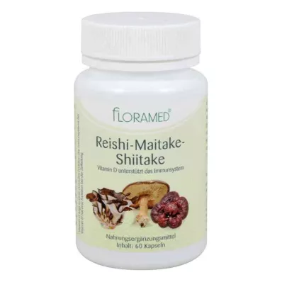 REISHI-MAITAKE-Shitake capsules good for healthy cells, 60 pcs REISHI-MAITAKE-Shitake capsules good for healthy cells, 60 pcs