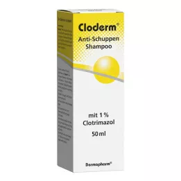 CLODERM Anti Dandruff Shampoo, 50 ml