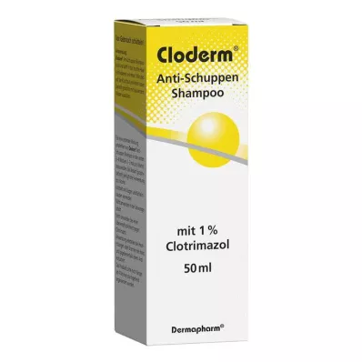 CLODERM Anti Dandruff Shampoo, 50 ml
