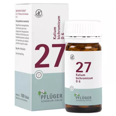 BIOCHEMIE Ploughmans Plaster 27 Kalium bichromicum D 6 tbl, 100 pc BIOCHEMIE Ploughmans Plaster 27 Kalium bichromicum D 6 tbl, 100 pc