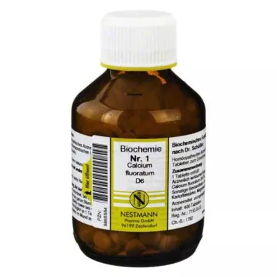 BIOCHEMIE 1 Calcium fluoratum D 6 tablets, 400 pcs