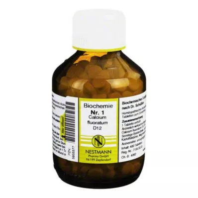 BIOCHEMIE 1 Calcium fluoratum D 12 tablets, 400 pcs