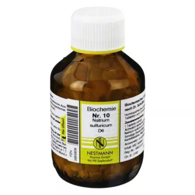 BIOCHEMIE 10 Natrium sulphuricum D 6 tablets, 400 pc