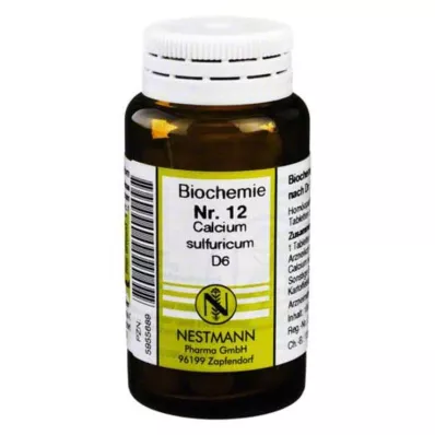 BIOCHEMIE 12 Calcium sulphuricum D 6 tablets, 100 pc