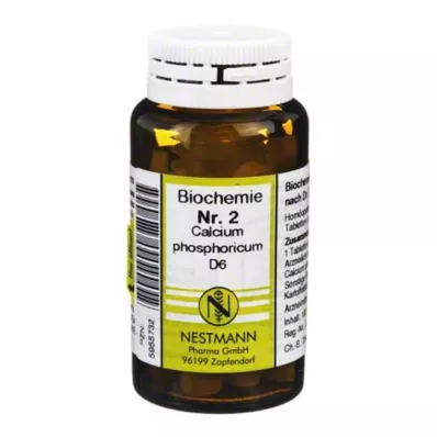 BIOCHEMIE 2 Calcium phosphoricum D 6 tablets, 100 pc BIOCHEMIE 2 Calcium phosphoricum D 6 tablets, 100 pc