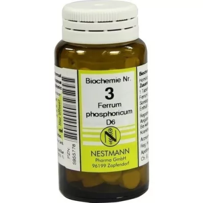 BIOCHEMIE 3 Ferrum phosphoricum D 6 tablets, 100 pc