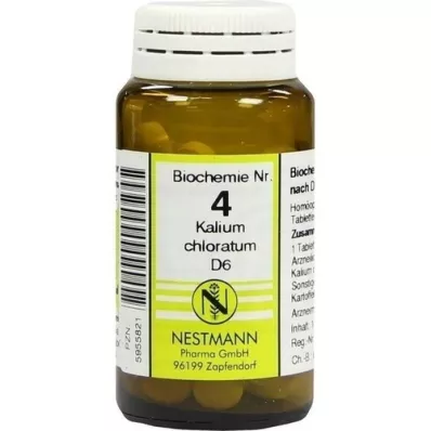 BIOCHEMIE 4 Kalium chloratum D 6 tablets, 100 pc