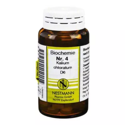 BIOCHEMIE 4 Kalium chloratum D 6 tablets, 100 pc BIOCHEMIE 4 Kalium chloratum D 6 tablets, 100 pc