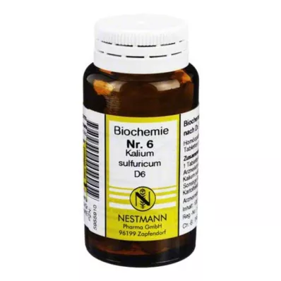 BIOCHEMIE 6 Kalium sulphuricum D 6 tablets, 100 pc BIOCHEMIE 6 Kalium sulphuricum D 6 tablets, 100 pc