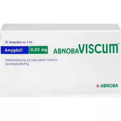 ABNOBAVISCUM Amygdali 0.02 mg ampoules, 21 pcs