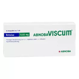 ABNOBAVISCUM Betulae 0.02 mg ampoules, 8 pcs