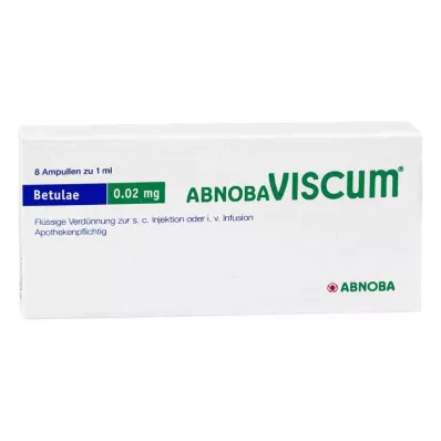 ABNOBAVISCUM Betulae 0.02 mg ampoules, 8 pcs
