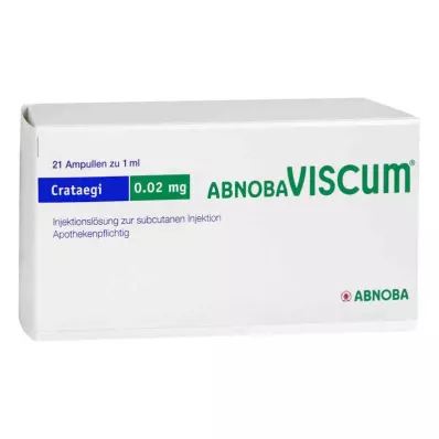 ABNOBAVISCUM Crataegi 0.02 mg ampoules, 21 pcs