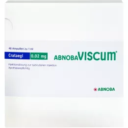 ABNOBAVISCUM Crataegi 0.02 mg ampoules, 48 pcs