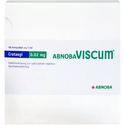 ABNOBAVISCUM Crataegi 0.02 mg ampoules, 48 pcs
