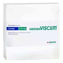 ABNOBAVISCUM Crataegi 0.02 mg ampoules, 48 pcs