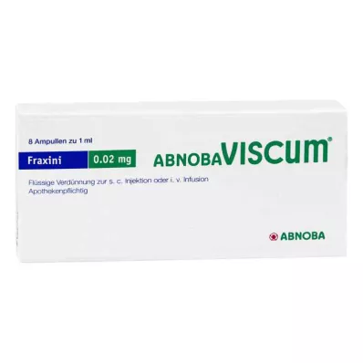 ABNOBAVISCUM Fraxini 0.02 mg ampoules, 8 pcs