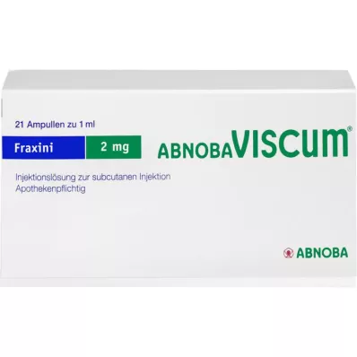 ABNOBAVISCUM Fraxini 2 mg ampoules, 21 pcs
