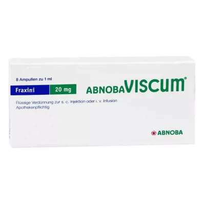 ABNOBAVISCUM Fraxini 20 mg ampoules, 8 pcs ABNOBAVISCUM Fraxini 20 mg ampoules, 8 pcs