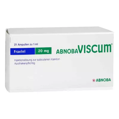 ABNOBAVISCUM Fraxini 20 mg ampoules, 21 pcs