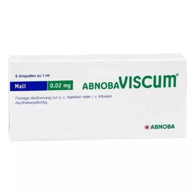 ABNOBAVISCUM Mali 0.02 mg ampoules, 8 pcs