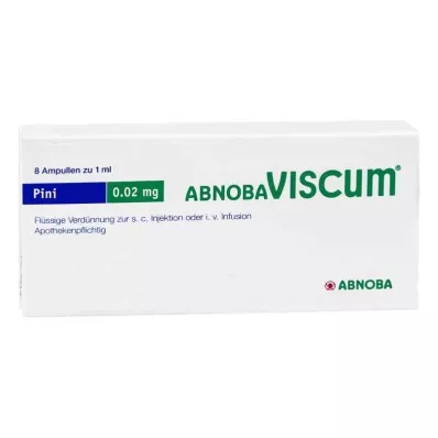 ABNOBAVISCUM Pini 0.02 mg ampoules, 8 pcs ABNOBAVISCUM Pini 0.02 mg ampoules, 8 pcs