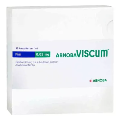 ABNOBAVISCUM Pini 0.02 mg ampoules, 48 pcs ABNOBAVISCUM Pini 0.02 mg ampoules, 48 pcs
