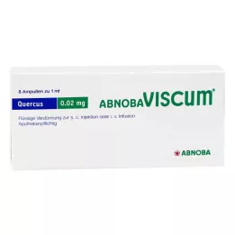 ABNOBAVISCUM Quercus 0.02 mg ampoules, 8 pcs