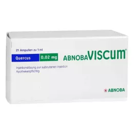 ABNOBAVISCUM Quercus 0.02 mg ampoules, 21 pcs