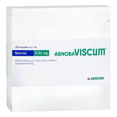 ABNOBAVISCUM Quercus 0.02 mg ampoules, 48 pcs
