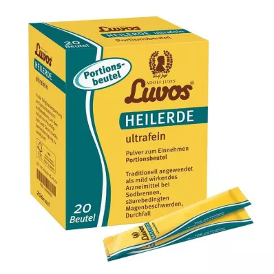 LUVOS Healing clay ultrafine sachet, 20X6.5 g LUVOS Healing clay ultrafine sachet, 20X6.5 g