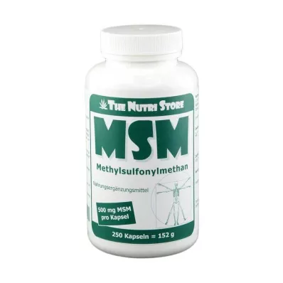MSM 500 mg methylsulfonylmethane capsules, 250 pcs