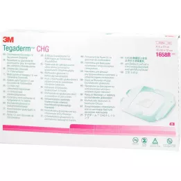 TEGADERM 3M CHG I.V. fixation bandage 10x12 cm 1658R, 25 pcs