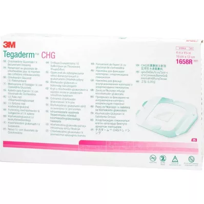 TEGADERM 3M CHG I.V. fixation bandage 10x12 cm 1658R, 25 pcs