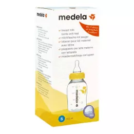 MEDELA Milk bottle 150 ml with teat, 1 pc