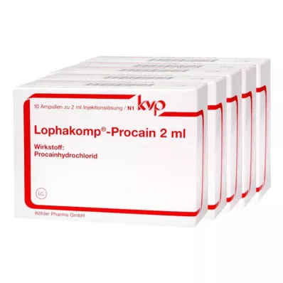LOPHAKOMP Procaine 2 ml solution for injection, 50X2 ml LOPHAKOMP Procaine 2 ml solution for injection, 50X2 ml