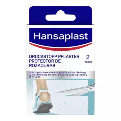 HANSAPLAST Pressure stop transparent, protective pad, 2 pcs HANSAPLAST Pressure stop transparent, protective pad, 2 pcs