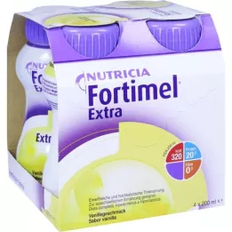 FORTIMEL Extra vanilla flavour, 4X200 ml