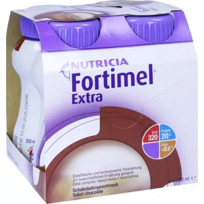 FORTIMEL Extra chocolate flavour, 4X200 ml